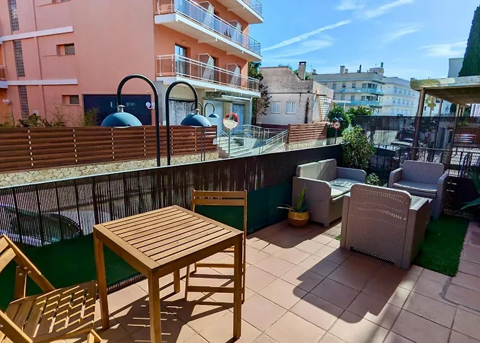 Evh-109 Planta Baja Con Terraza En El Centro Апартаменты Тосса-де-Мар